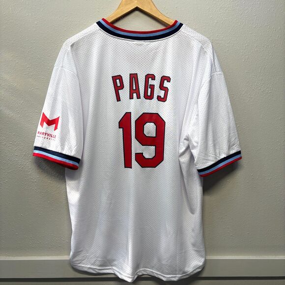 MLB St. Louis Cardinals Tom Pagonzzi Pullover Baseball Jersey SGA Sz XL - Picture 2 of 5